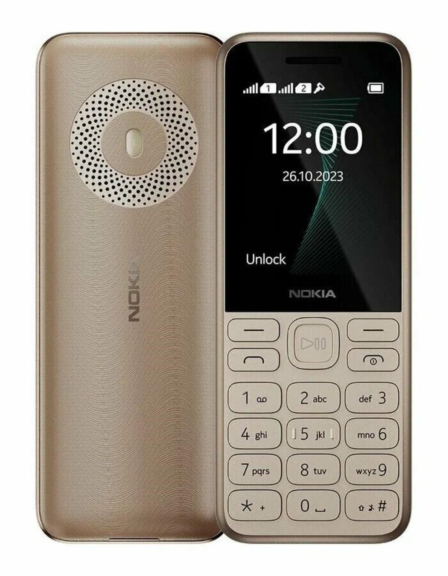 Сотовый телефон Nokia 130 (2023) золотой