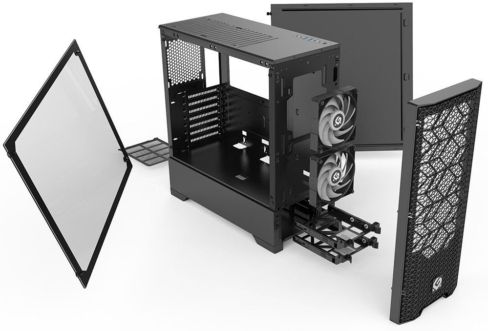 Корпус PHANTEKS MetallicGear NEO [MG-NE520A-BK01] без БП черный