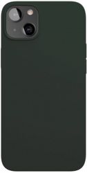 Чехол защитный "vlp" Silicone case with MagSafe для iPhone 14, темно-зеленый