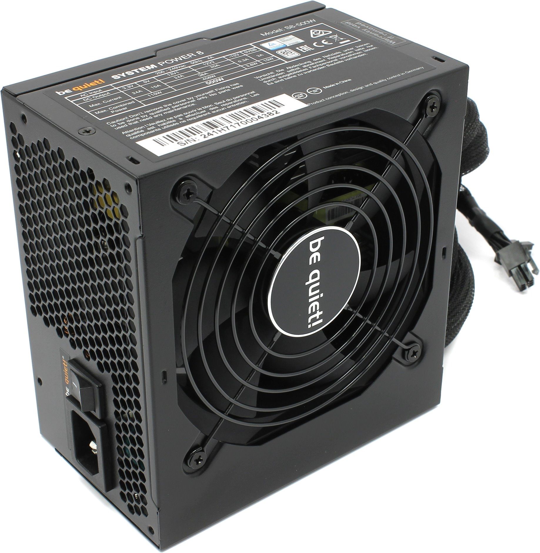 Pure power 12 m 750w. Power Supply System.