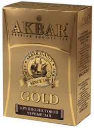 Чай черный крупнолистовой Gold 250гр Akbar