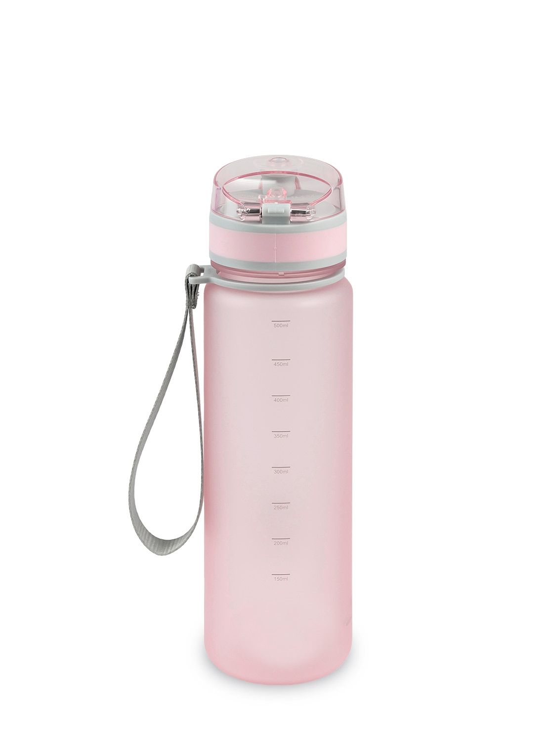 Бутылка тритановая арт. 720-500, 500 мл, розовая матовая, с ситечком