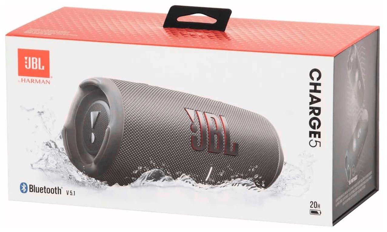 Портативная колонка JBL Charge 5 серый