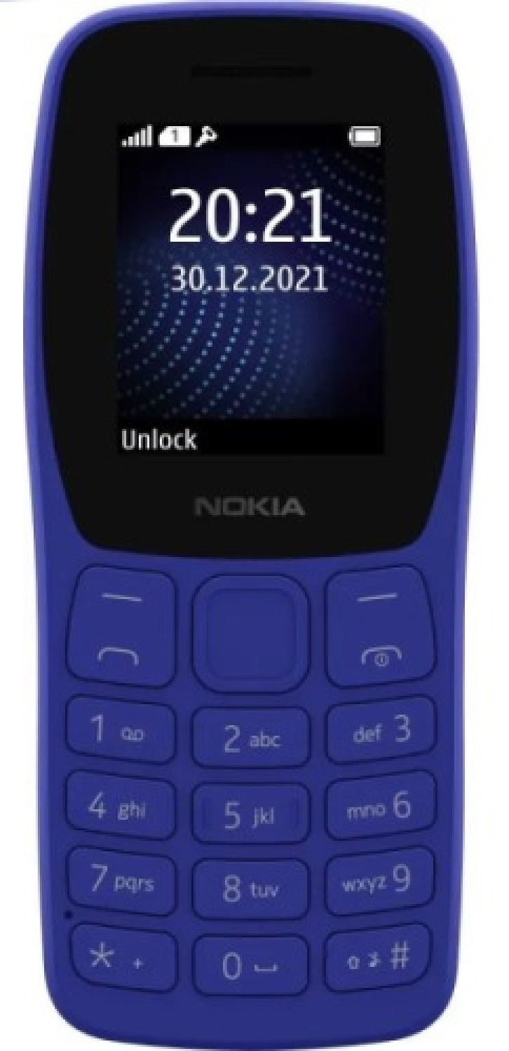 Сотовый телефон Nokia 105 DS (2019) синий