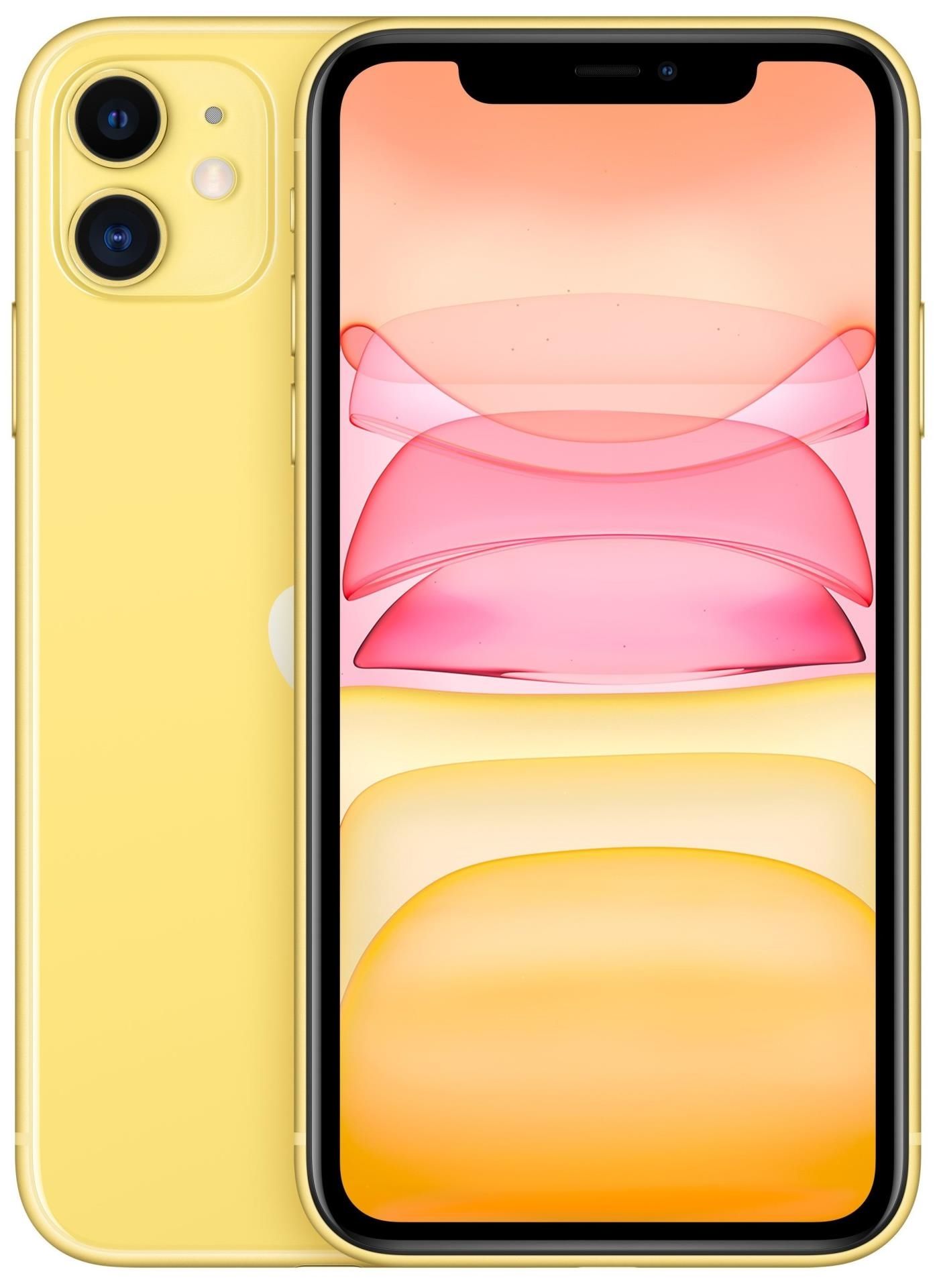 Смартфон Apple iPhone 11 MHDL3RU/A NEW 128 Гб желтый