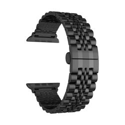 Ремешок из нержавеющей стали для Apple Watch 38/40 mm LYAMBDA CASTOR DS-APG-04-40-BK Black
