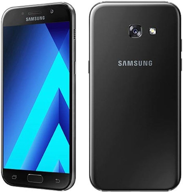 Смартфон Samsung SM-A520F Galaxy A5 (2017) 32Gb черный моноблок 3G 4G 2Sim 5.2" 1080x1920 And5.1 16M