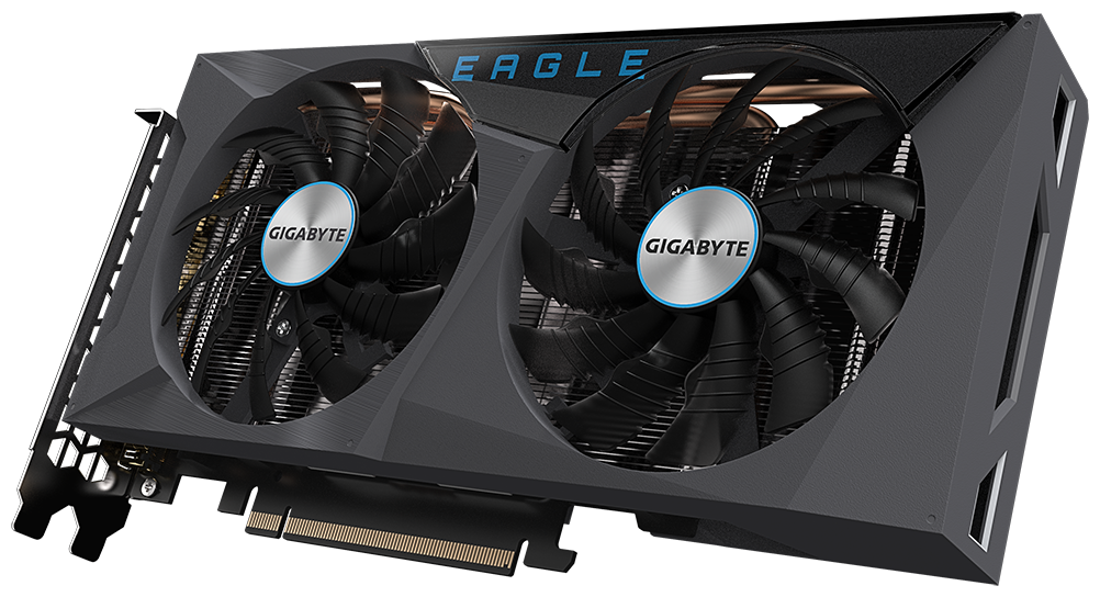 Видеокарта GIGABYTE GeForce RTX 3060 Ti [GV-N306TEAGLE-8GD 2.0] LHR 8 Гб