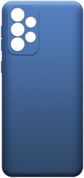 Чехол накладка Borasco Microfiber Case для Samsung Galaxy A53 синий