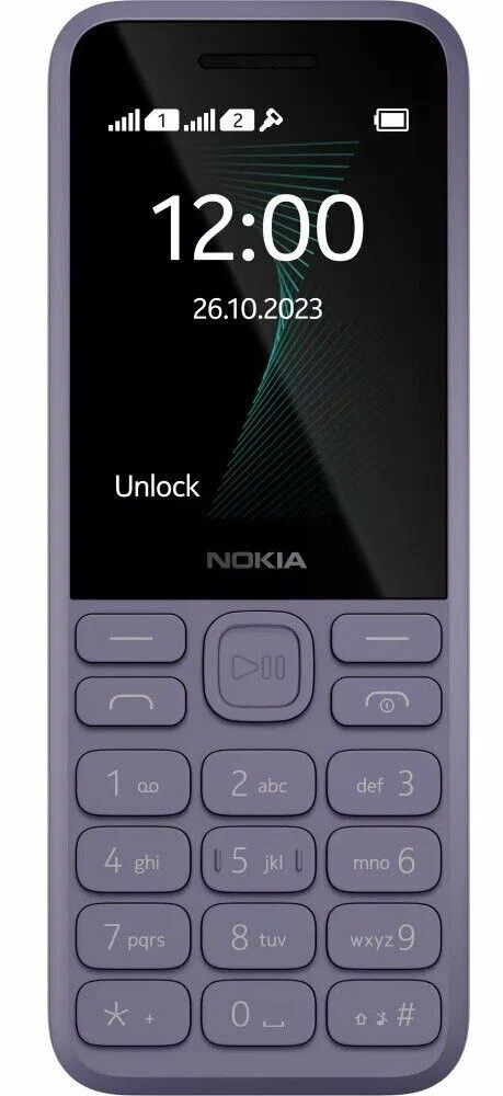 Сотовый телефон Nokia 130 (2023) фиолетовый