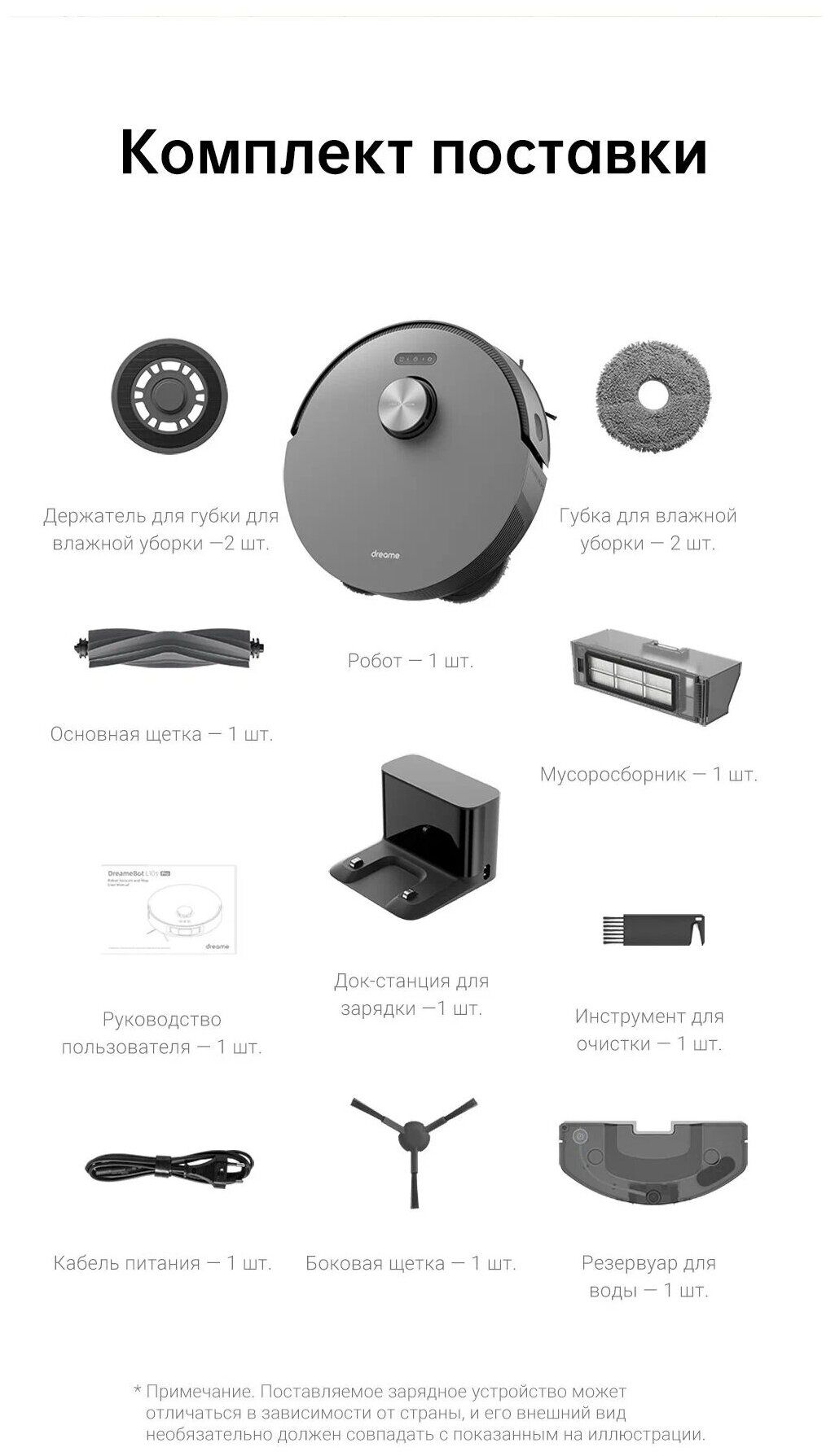 Робот-пылесос Dreame L10s Pro