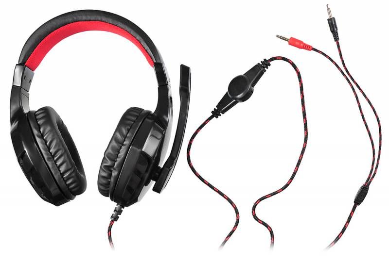 Проводная гарнитура Oklick HS-L320G Phoenix черный