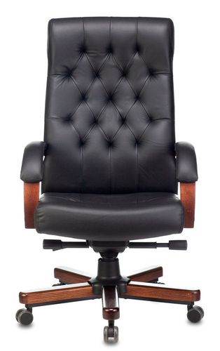 Кресло для руководителя Бюрократ T-9928WALNUT черный