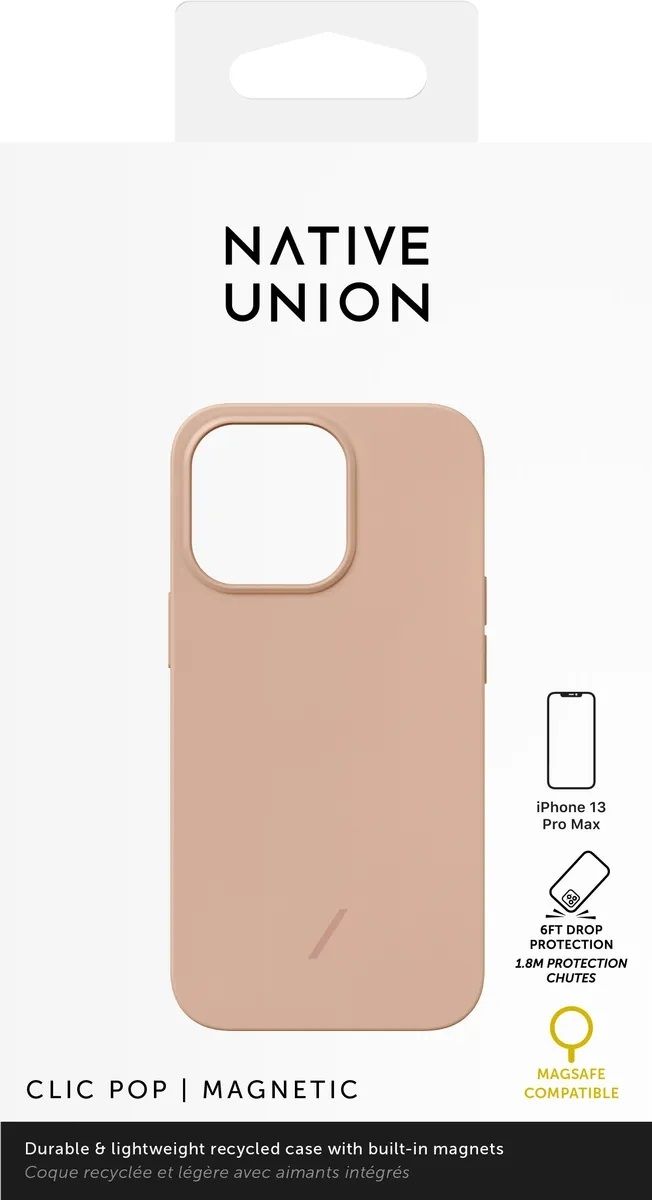 Чехол накладка Native Union для Apple iPhone 13 Pro Max персиковый