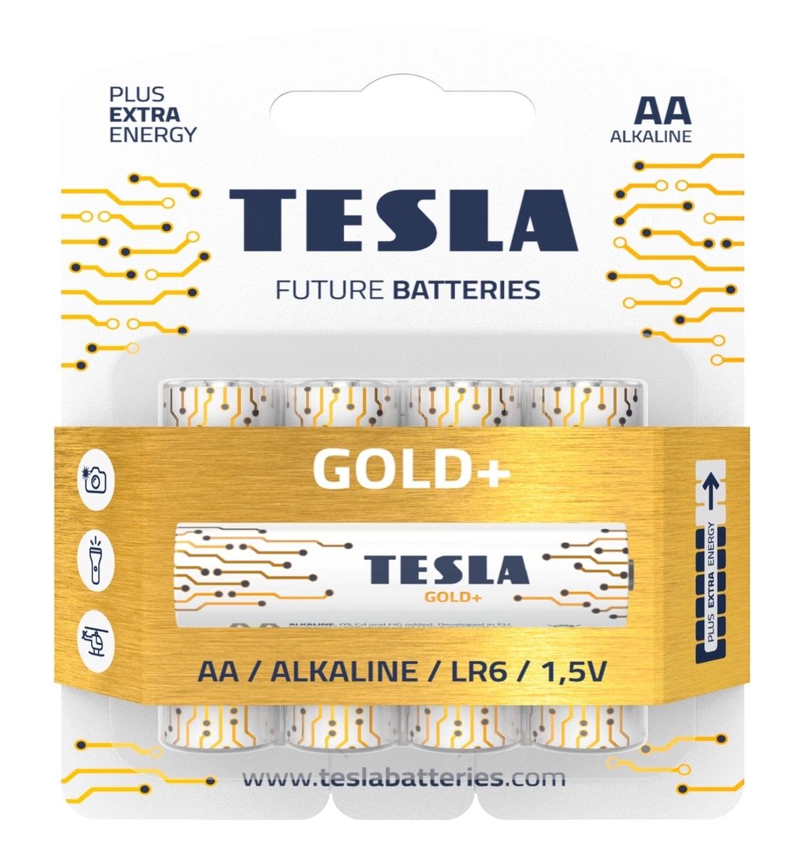 Батарейка TESLA BATTERIES AA/LR06 (4 шт) - купить в 05.RU, цены