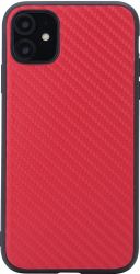 Накладка G-Case Carbon для Apple iPhone 11, красная