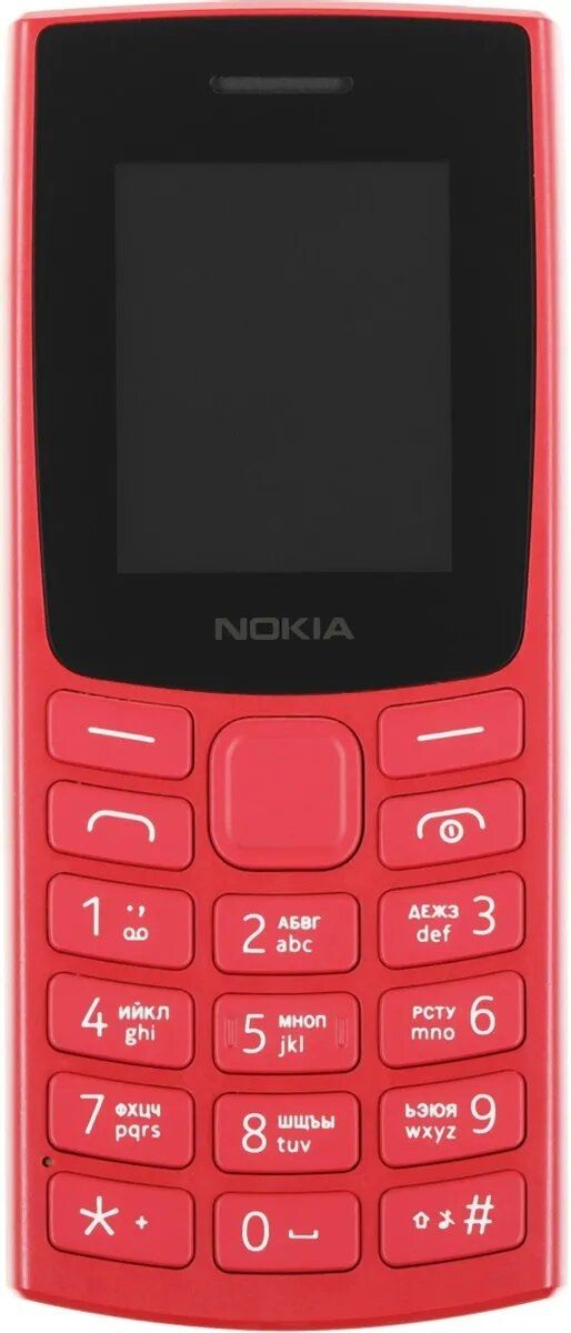 Сотовый телефон Nokia 106 красный