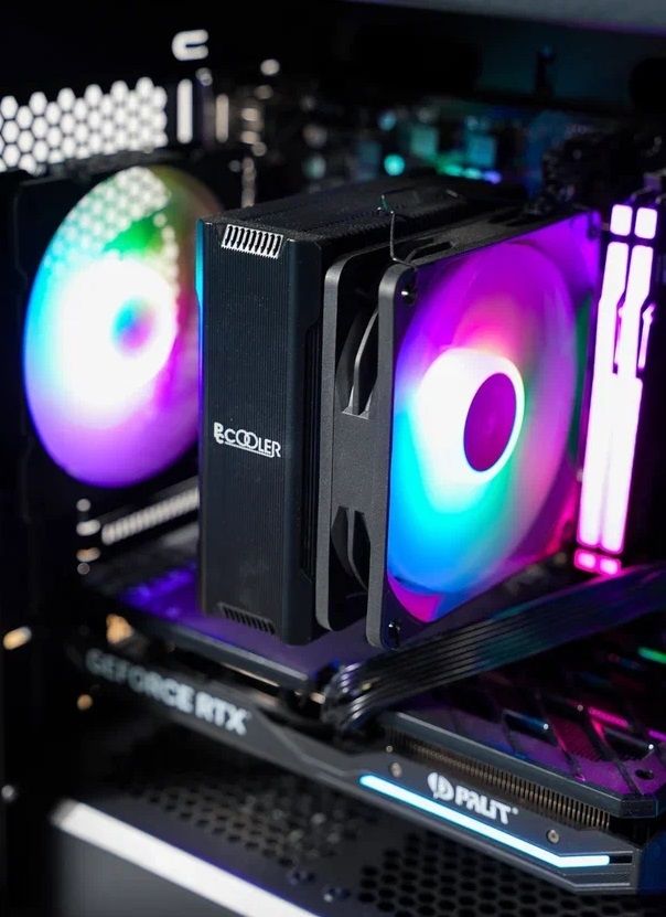 Компьютер для игр на высоких настройках на базе CPU AMD Ryzen 5 7500F + NVIDIA GeForce RTX 4060 Ti