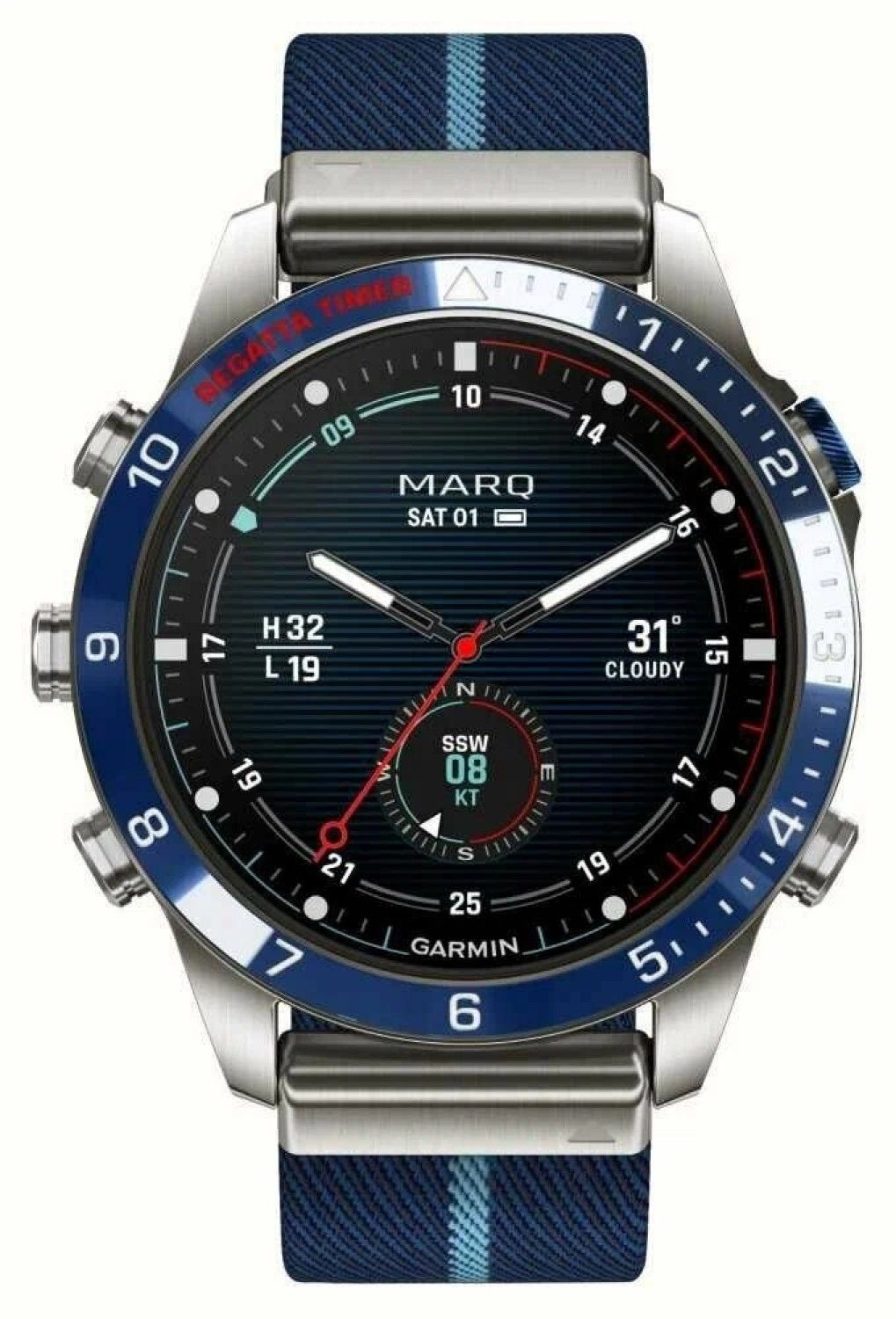 Смарт-часы Garmin Marq Captain (Gen 2) синий