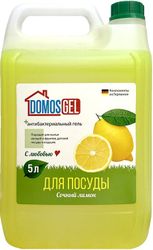 Средство для мытья посуды Сочный лимон Канистра 5л Domos gel