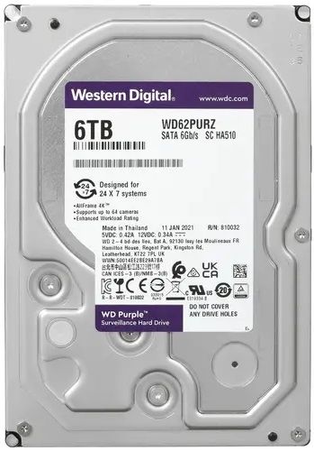 Жесткий диск Western Digital WD62PURZ 6 ТБ - купить в 05.Ru, цены