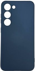 Чехол накладка Breaking Soft Touch для Samsung Galaxy S23 синий