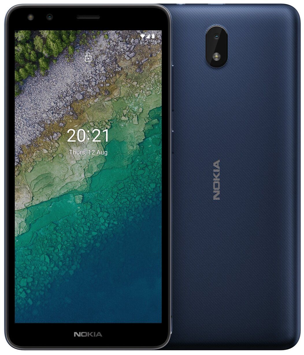 Смартфон Nokia C01 Plus 16 Гб синий - купить в 05.RU, цены