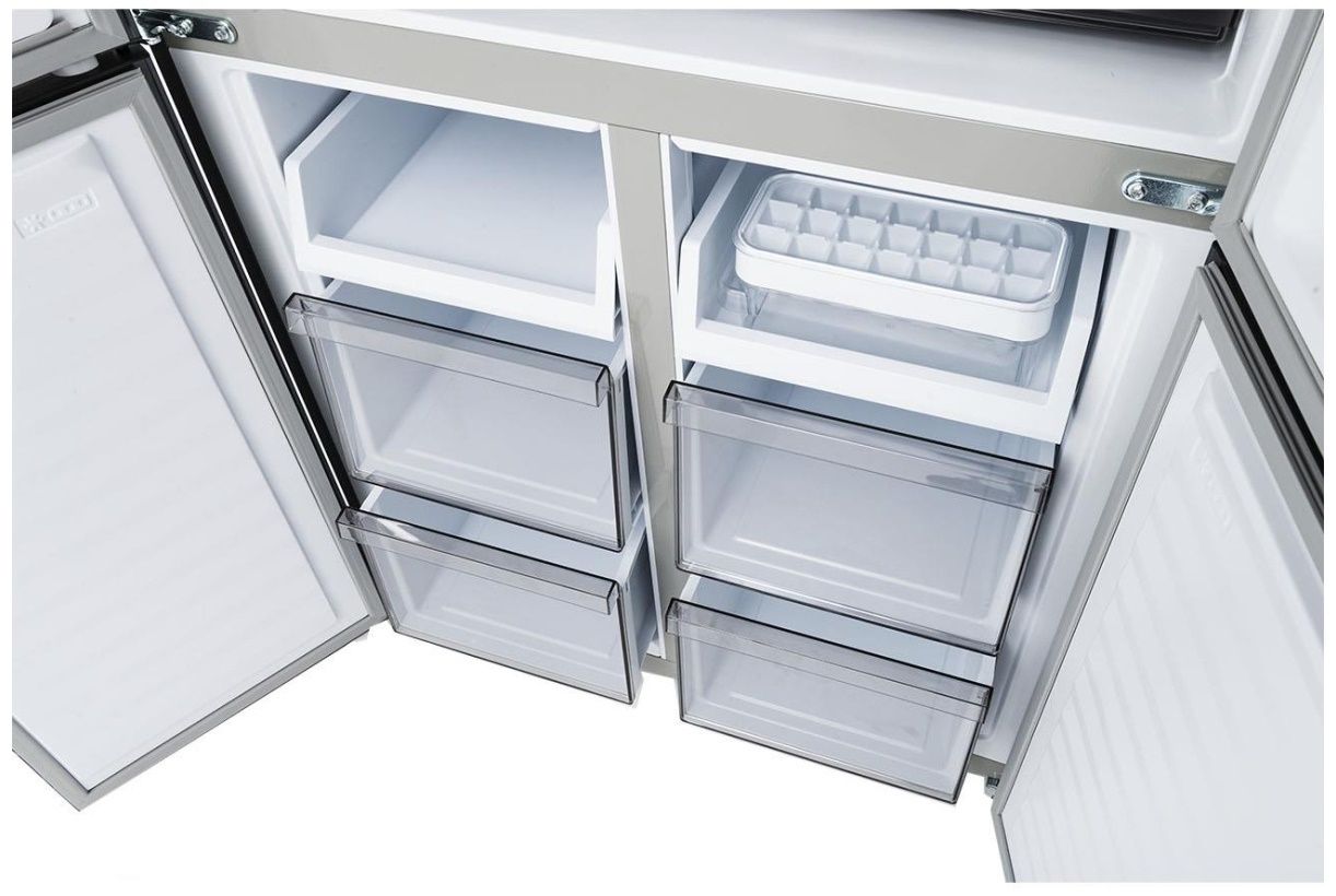 Холодильник Manya SBS196MNGS серый