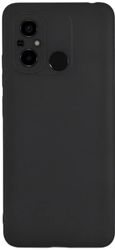 Накладка G-Case Silicone для Xiaomi Poco C55/ Xiaomi redmi 12 C, черная