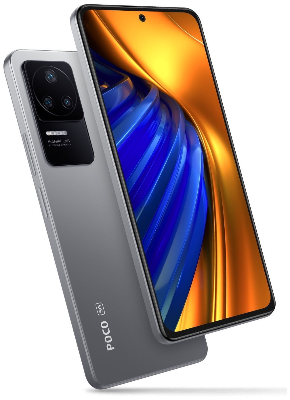 Смартфон POCO F4 256 Гб серебристый