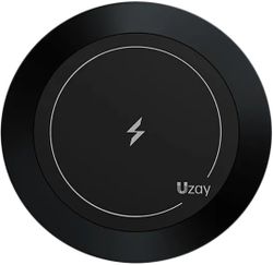 Держатель автомобильный Uzay Magnet Car Mount с беспроводной зарядкой, черный