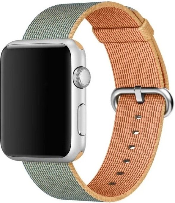 Ремень для Apple Watch Wowen loop Nylon 42mm (Gold/Royal blue)