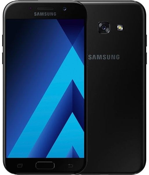 Смартфон Samsung SM-A520F Galaxy A5 (2017) 32Gb черный моноблок 3G 4G 2Sim 5.2" 1080x1920 And5.1 16M
