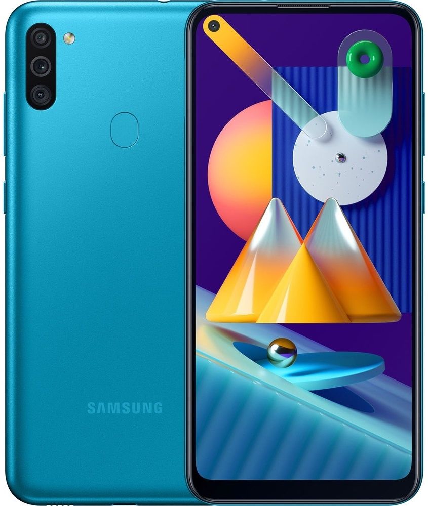 Смартфон Samsung Galaxy M11 32 Гб бирюзовый - купить в 05.RU, цены