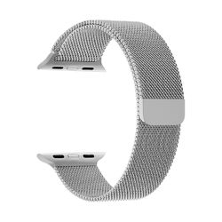 Ремешок из нержавеющей стали для Apple Watch 42/44 mm LYAMBDA CAPELLA DS-APM02/2-44-SL Silver / DS-APM02/2-44-SL / Ремешок из нержавеющей стали для Ap