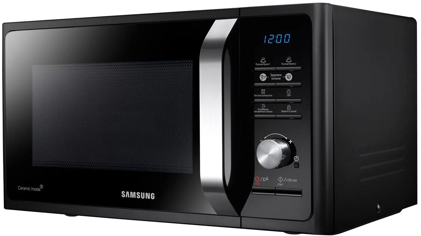 Микроволновая печь Samsung MS23F302TAK (замена лампочки)