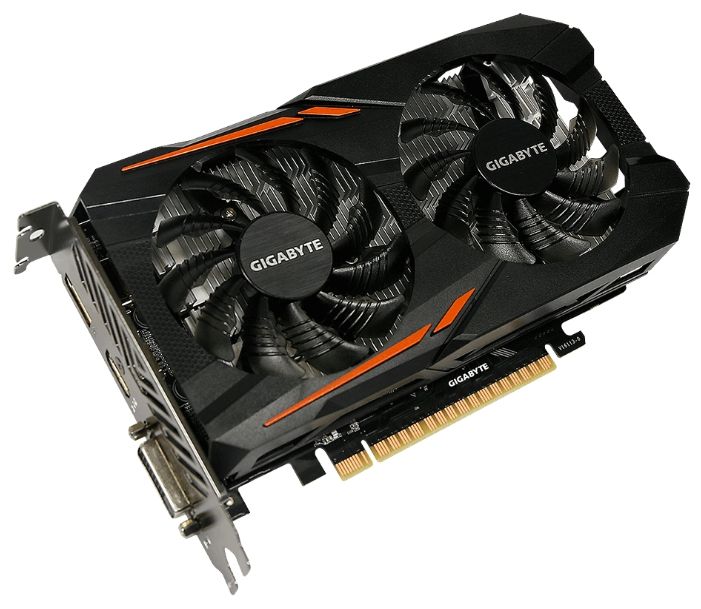 Видеокарта GIGABYTE GeForce GTX 1050 Ti [GV-N105TOC-4GD] 4 Гб