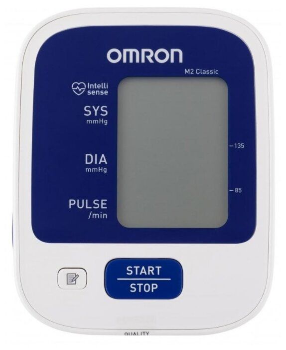 Тонометр OMRON M2 Classic (HEM-7122-ALRU) (универсальная манжета) + адаптер питания