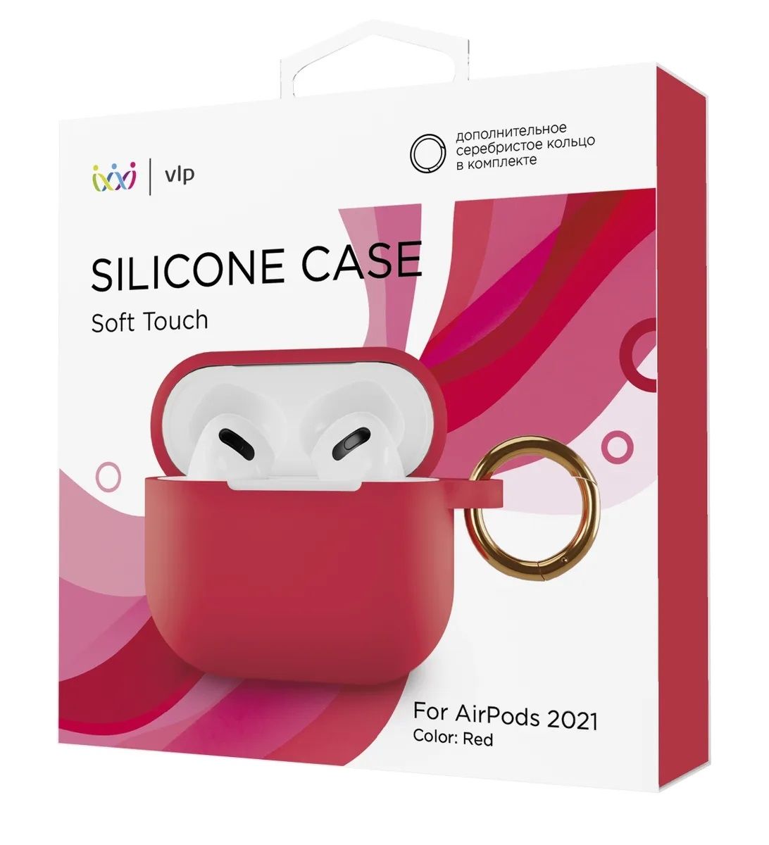 Чехол VLP для AirPods 3 красный