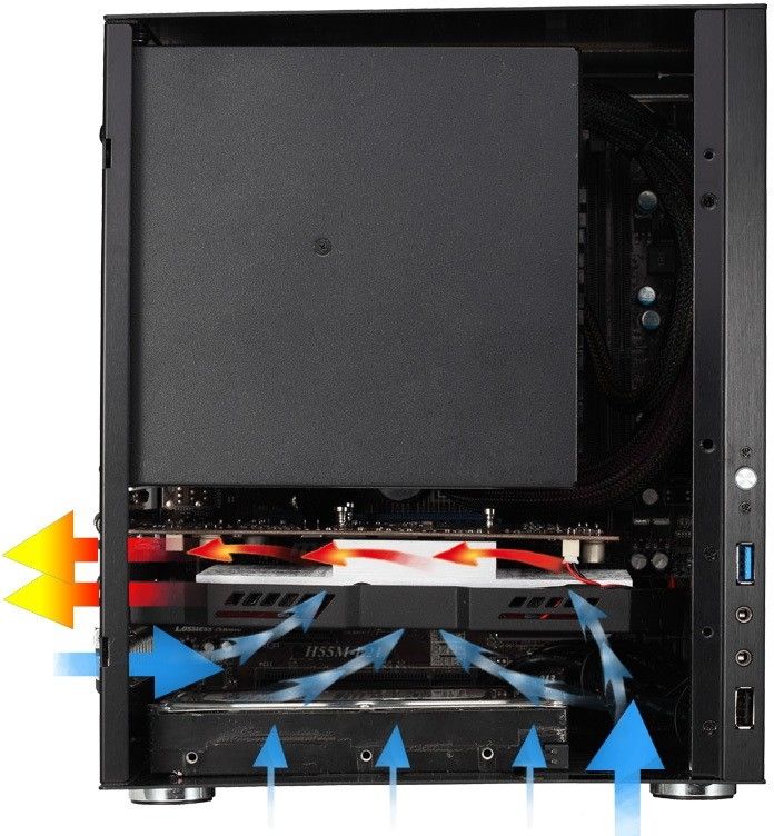 Корпус Jonsbo C2 без БП черный
