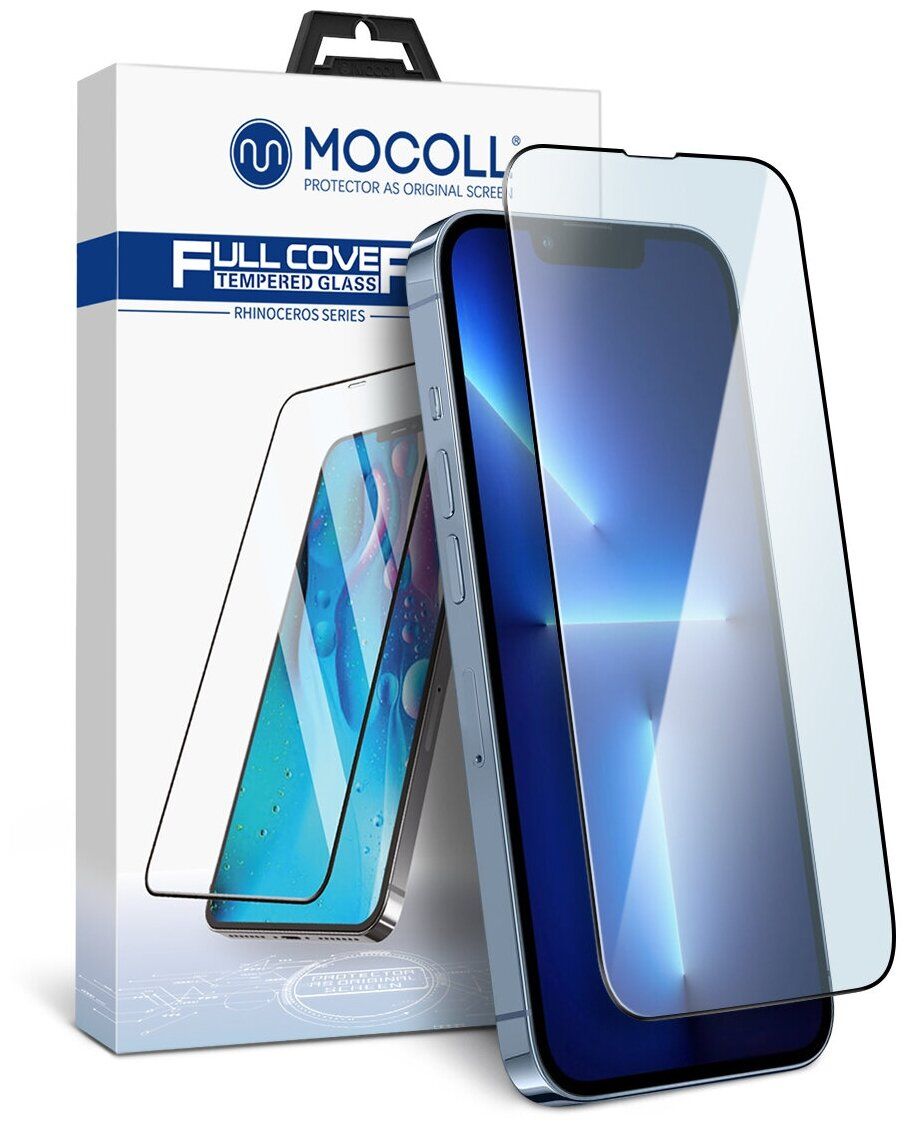 Защитное стекло MOCOLL полноразмерное матовое 2.5D для iPhone 14 Pro Max  6.7 (Rhinoceros) - купить в 05.RU, цены, отзывы