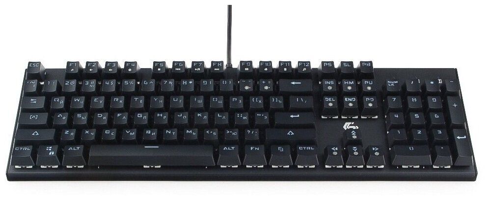 Клавиатура проводная Gembird KB-G550L Outemu Blue черный