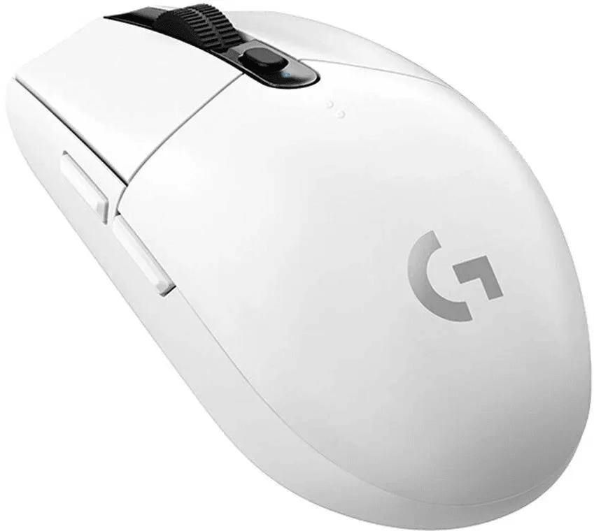 Мышь беспроводная Logitech G304 LIGHTSPEED белый (периодически перестает работать боковая клавиша)