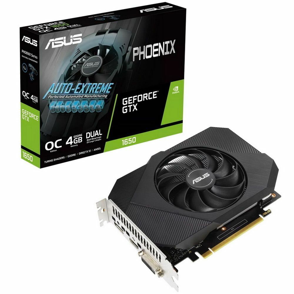 Видеокарта Asus GeForce GTX 1650 (PH-GTX1650-O4GD6-P-V2) 4 Гб - купить в  05.Ru, цены, отзывы