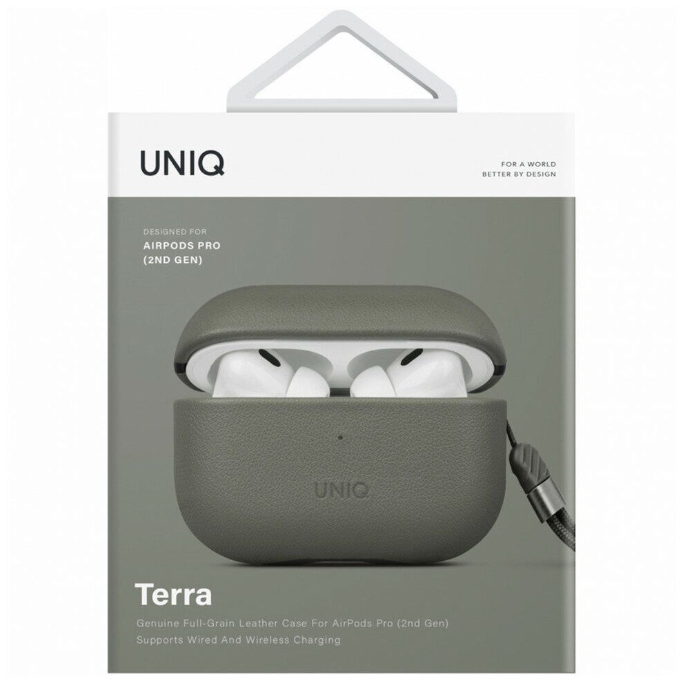 Чехол Uniq для AirPods Pro 2 зеленый