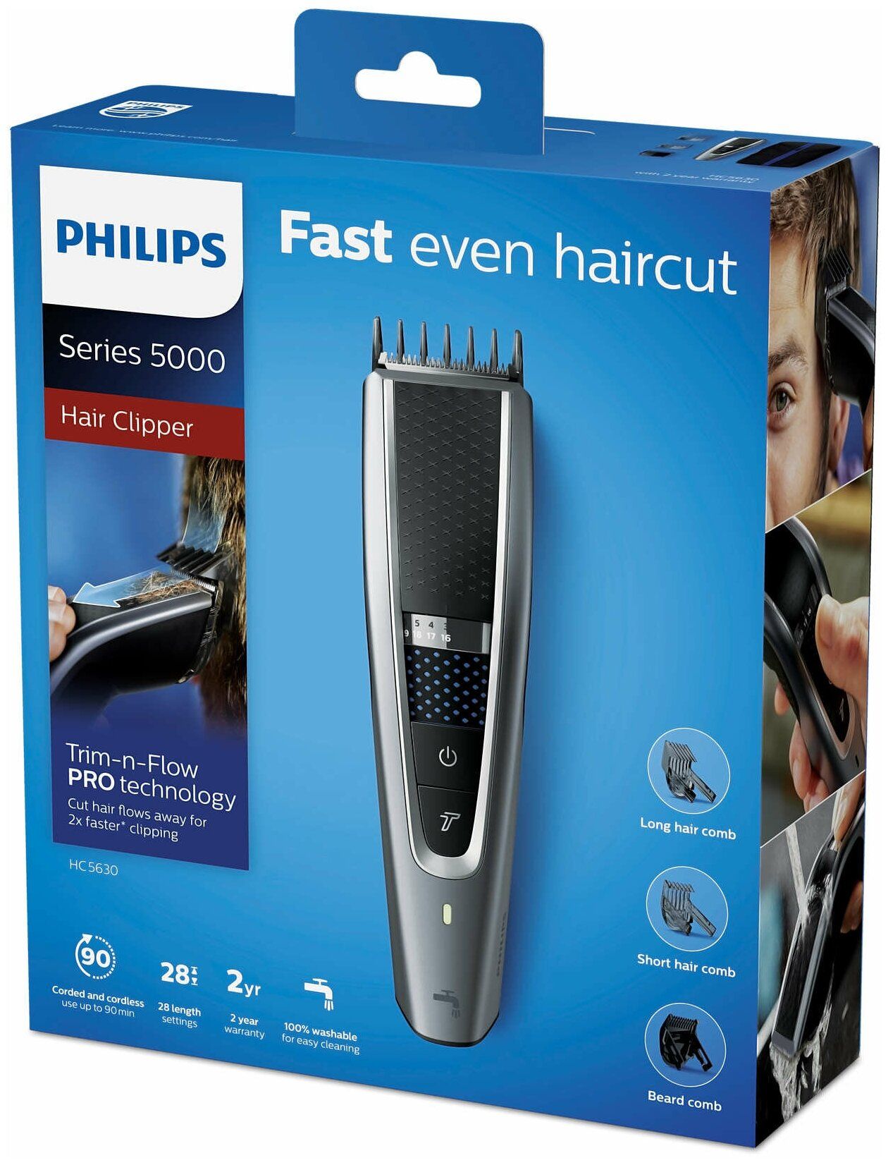 Машинка для стрижки волос Philips HC5630/15 - купить в 05.RU, цены