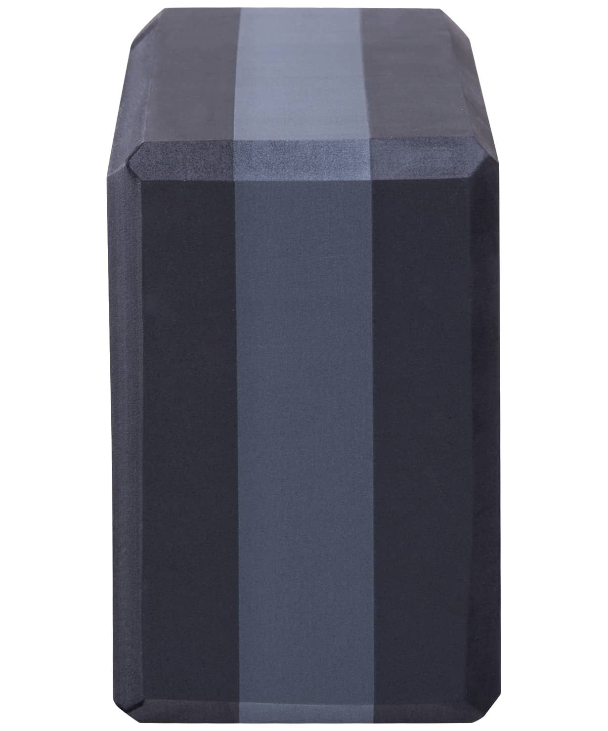 Блок для йоги STARFIT YB-201 EVA, 22,8x15,2x10 см, 350 гр, черно-серый