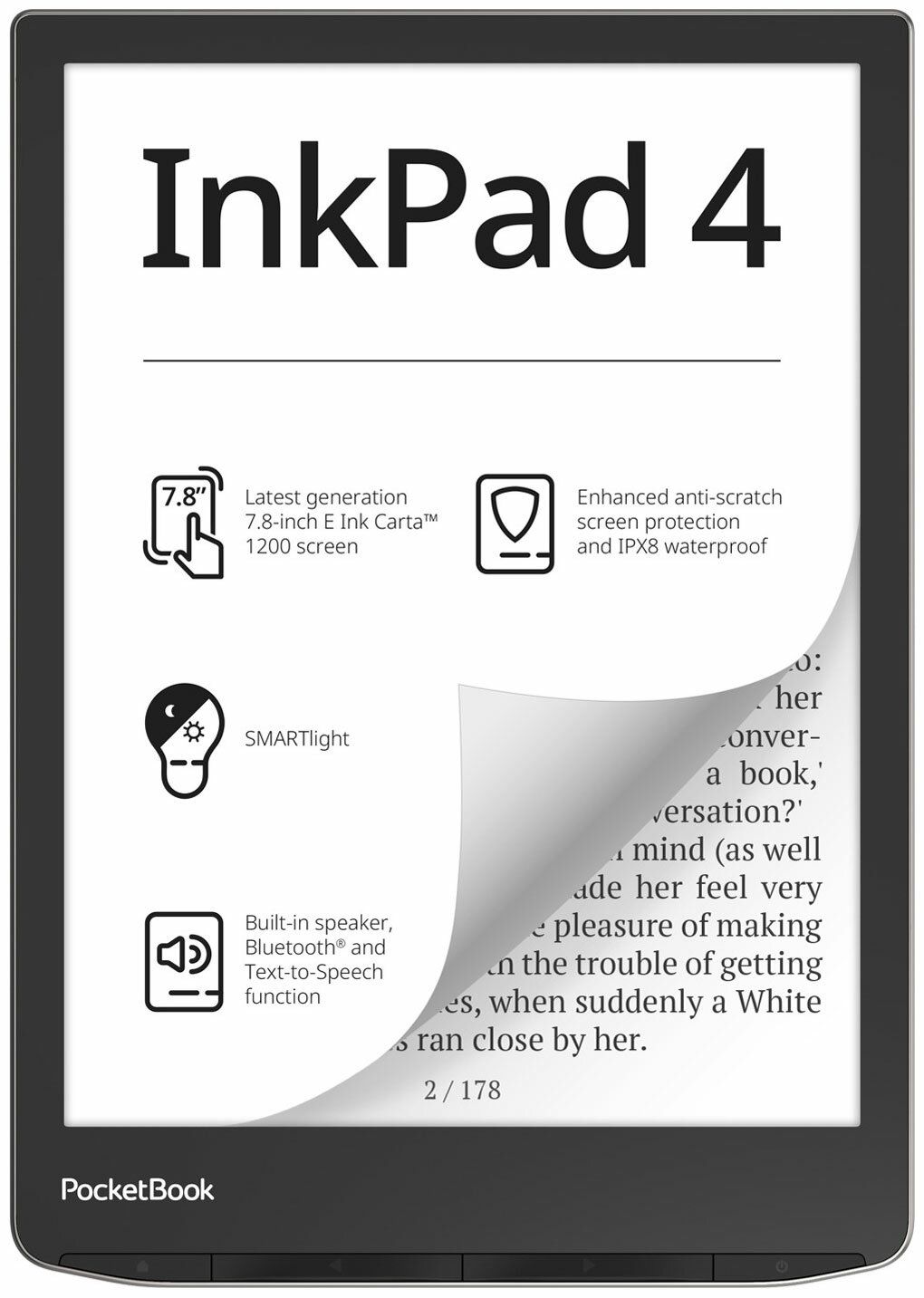 Электронная книга PocketBook 743G InkPad 4