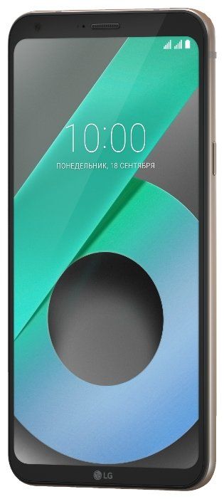 Смартфон LG M700AN Q6 32Gb золотистый моноблок 3G 4G 2Sim 5.5" 1080x2160 And7.0 13Mpix 802.11bgn BT