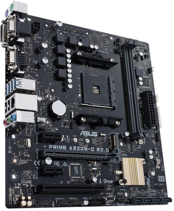 Плата asus prime a320m r. ASUS Prime a320m-a. Материнская плата Micro ATX. Материнская плата am4.